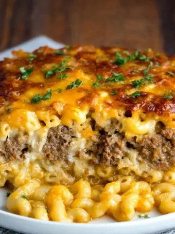 mac and cheese meatloaf casserole