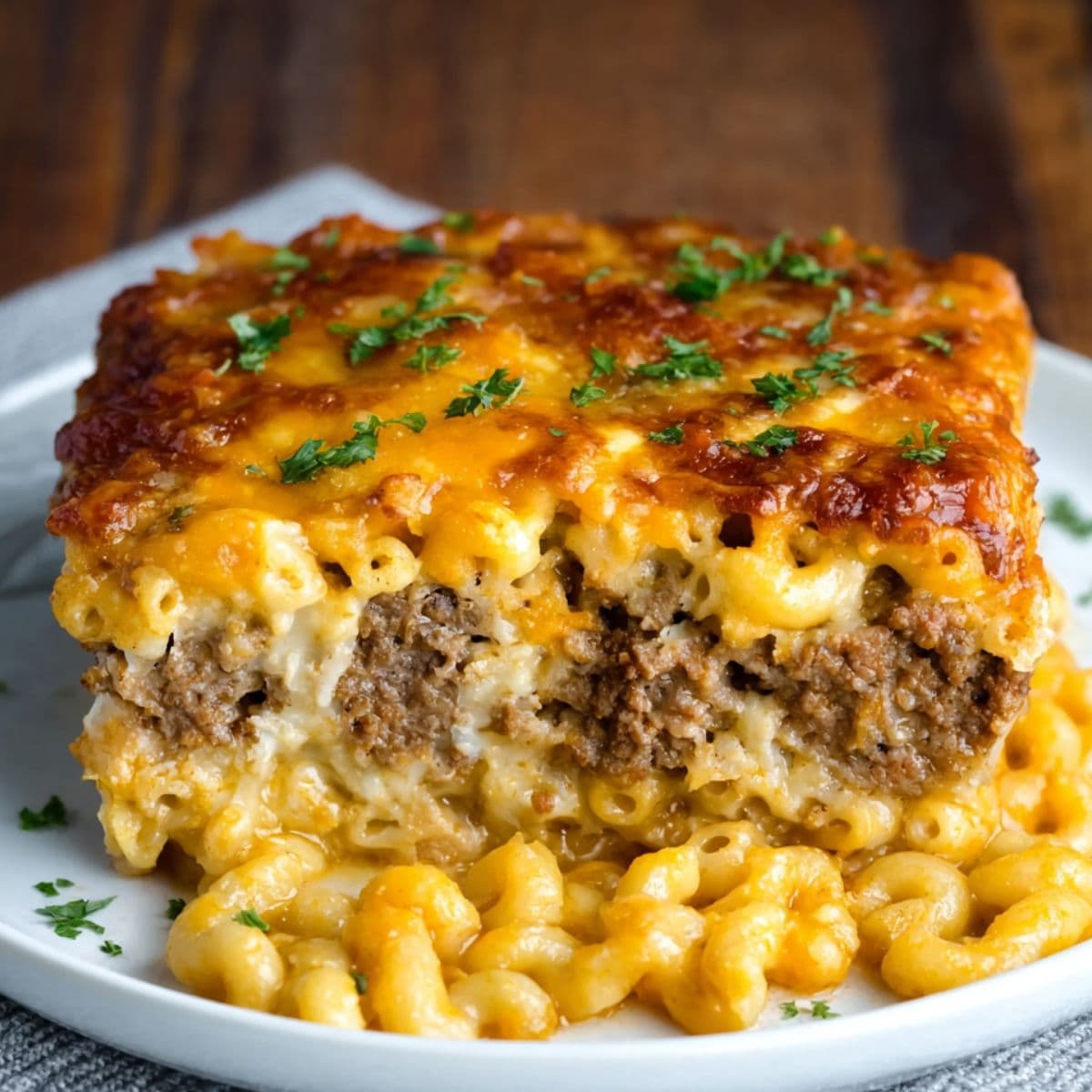 mac and cheese meatloaf casserole