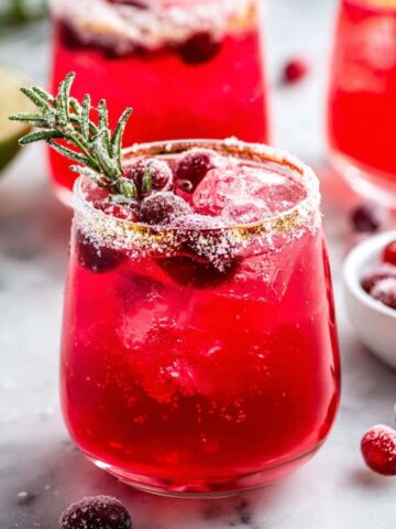 spiced christmas margarita