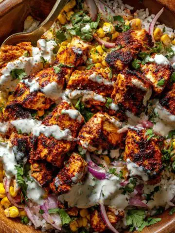 street corn chicken bowl