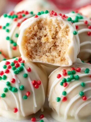 sugar cookie truffles