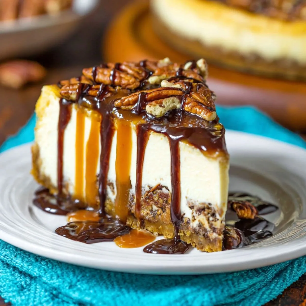 turtle cheesecake