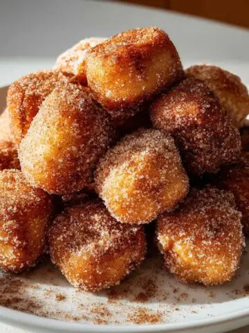 air fryer churro bites