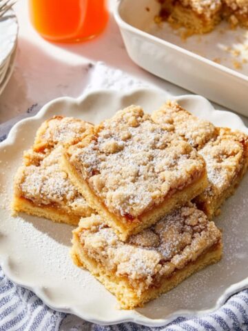 apricot shortbread bars