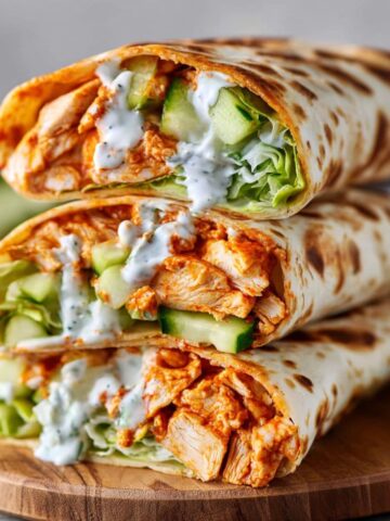 buffalo chicken wraps