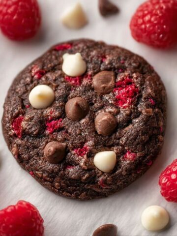 chocolate raspberry cookies