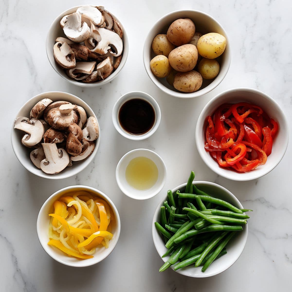 Garlic Butter Steak Bites and Potatoes