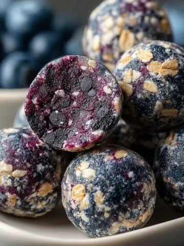 blueberry muffin energy balls