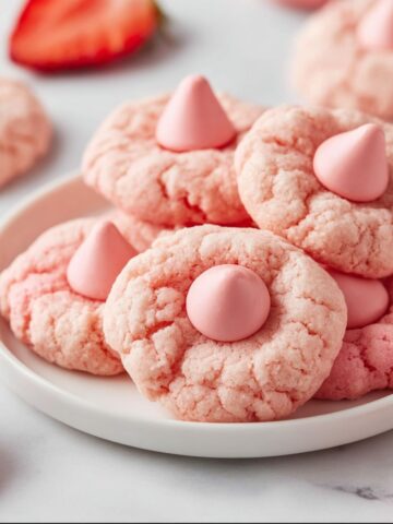 strawberry kiss cookies
