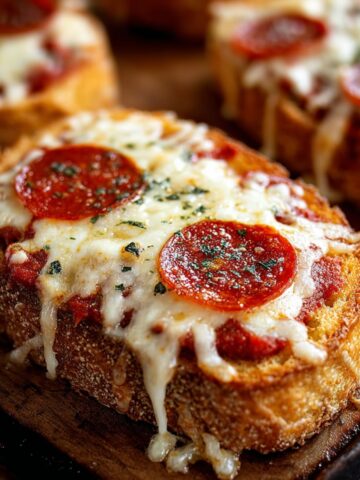 texas toast garlic bread pizza