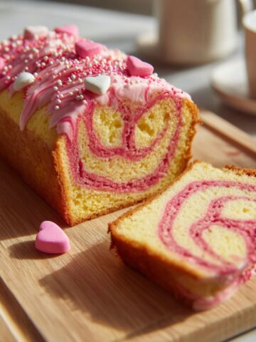 valentine’s banana bread