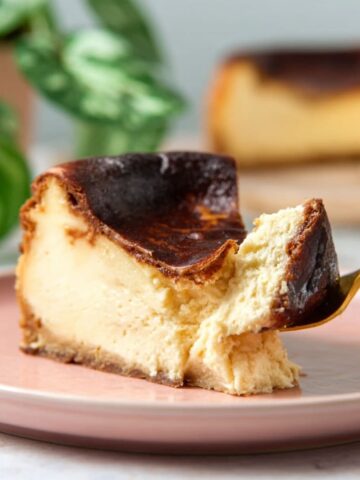 burnt basque cheesecake