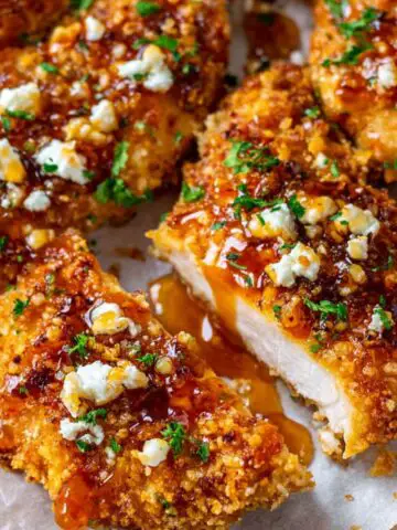 hot honey feta chicken