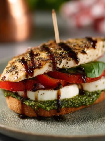 caprese stuffed chicken