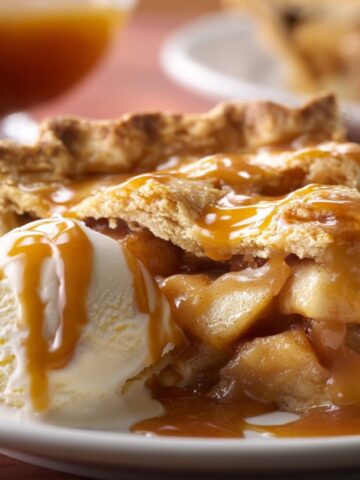 caramel apple pie