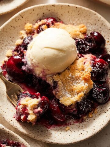 cherry cobbler