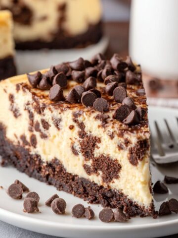 chocolate chip cheesecake