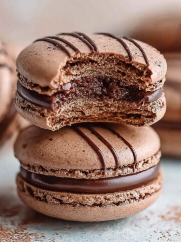 chocolate macaroons
