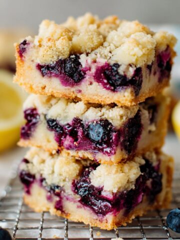 lemon blueberry bars