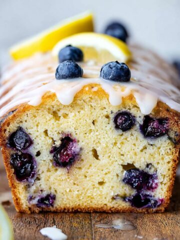 lemon blueberry pound cake