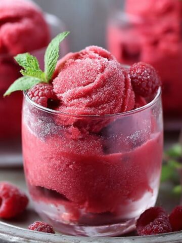 raspberry sorbet