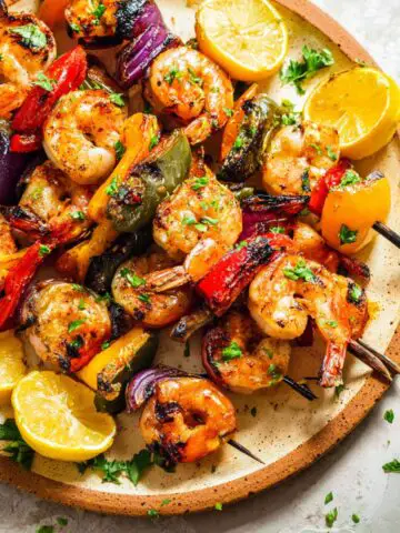 shrimp skewers