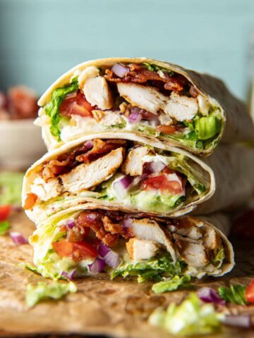 chicken bacon ranch wraps