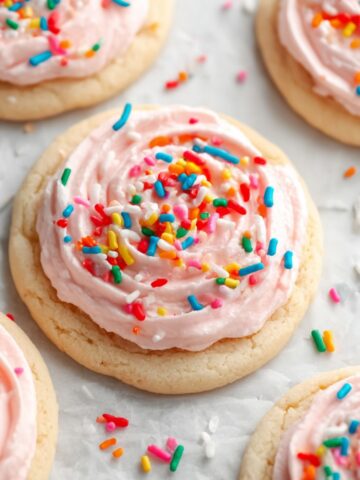 frosted sugar cookies