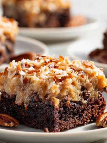 german chocolate brownies