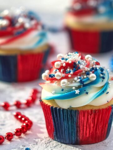 patriotic cupcakes