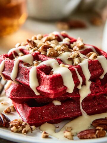 red velvet waffles